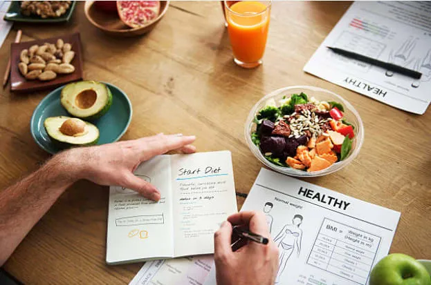 Welcoming studio space for meal planning consultations